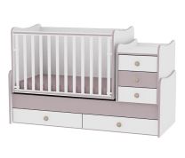 Lorelli Bertoni Drveni Krevetac Maxi Plus White-Cappuccino