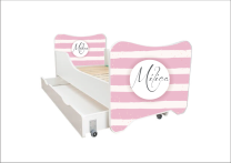 ABC Beds Dečiji Krevet sa Fiokom 160X80 cm Model Milica sa Imenom Vašeg Deteta