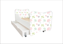 ABC Beds Dečiji Krevet sa Fiokom 160X80 cm  Pečurkice