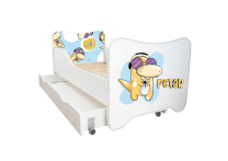 ABC Beds Dečiji Krevet sa Fiokom 160X80 cm Model Petar sa Imenom Vašeg Deteta