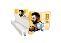 ABC Beds Dečiji Krevet sa Fiokom 160X80 cm  Mesi 3 sa Imenom Vašeg Deteta