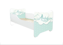 ABC Beds Dečiji Krevet 160X80 cm  Model Andrijana sa Imenom Vašeg Deteta