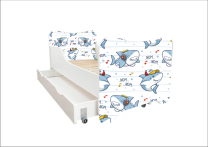 ABC Beds Dečiji Krevet sa Fiokom 160X80 cm  Ajkula 1