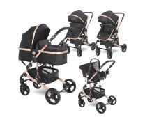 Kolica Lorelli Alba Set - Black (2021)