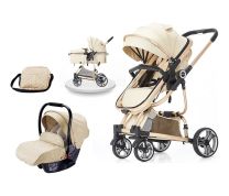 Kolica Za Bebe 618 Bbo Tiffany Set - Beige